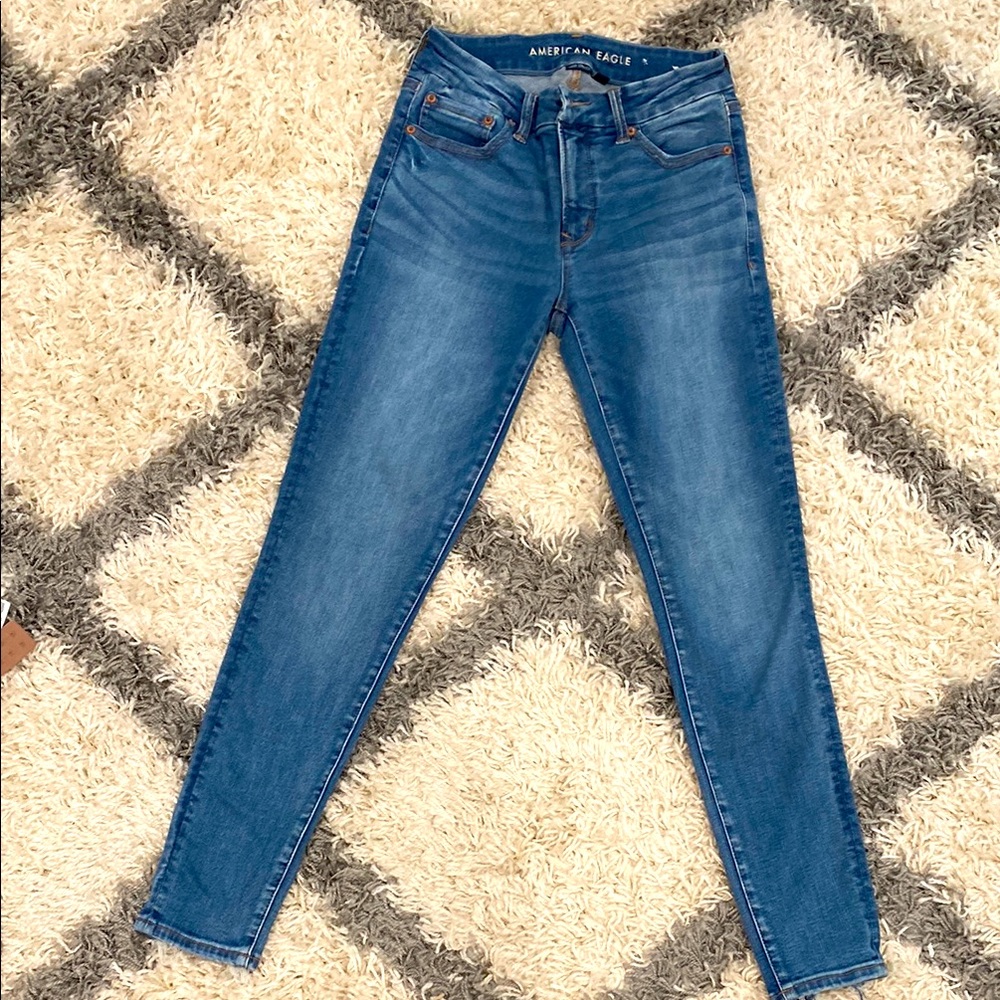 American Eagle Outfitters Blue Skinny Jeans